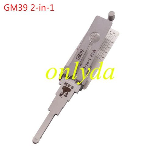For Lishi GM39 2 in 1 tool