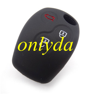 Renault 3 button silicon case without logo place (black,blue ,red. Please choose the color) no logo type