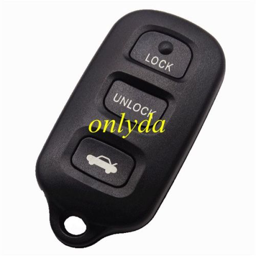 For Toyota 3+1 button key blank the panic button is square