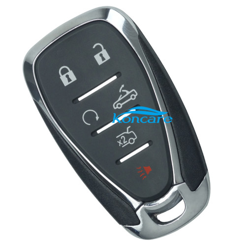 Chevrolet 5+1 button remote key blank without logo