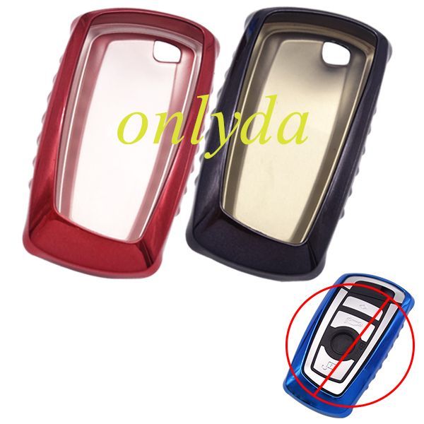 for BMW TPU protective key case black or red color, please choose