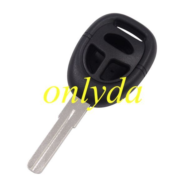 For SAAB 3 button remote key shell uncut blade