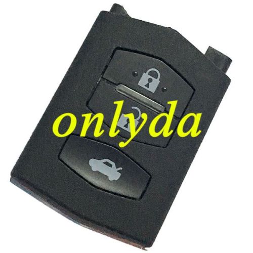 For mazda 3 button remote key case