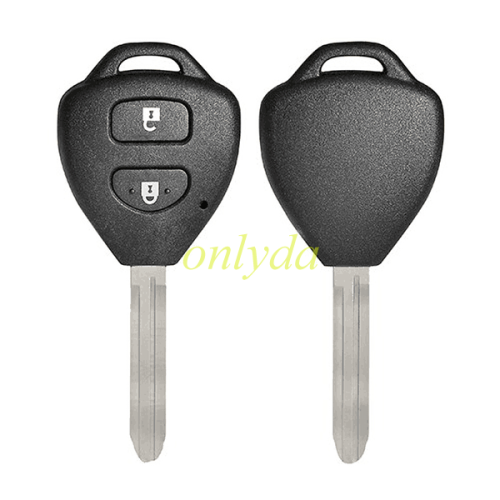 upgrade 2 button remote key blank with TOY43 blade