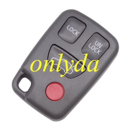 For Volvo 3+1 button remote key shell