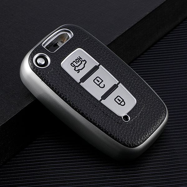 Hyundai 3 button TPU protective key case,please choose the color