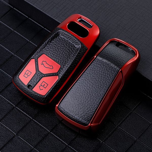 New Audi Q7、TT、A4 3button TPU protective key case ,please choose the color