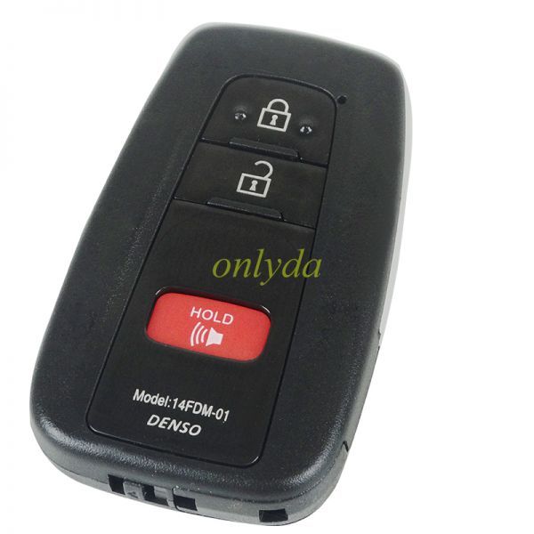 Toyota 2+1 button remote key blank