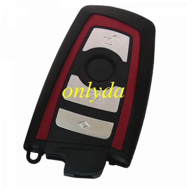 4 button remote key blank (Red ) with blade