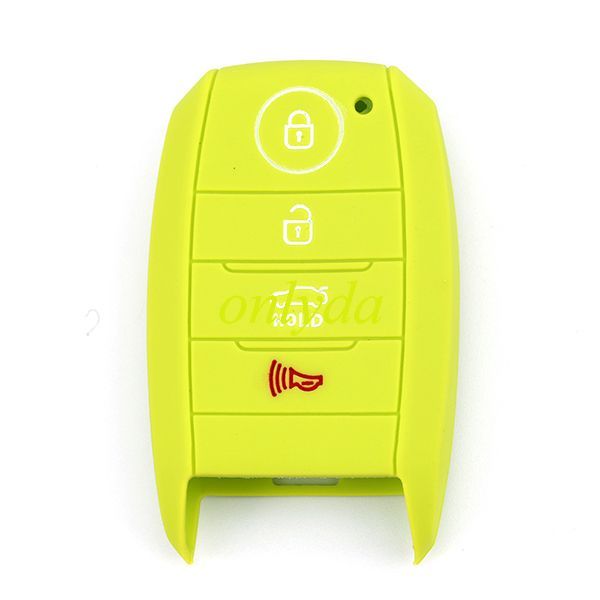 Kia 3+1 button silicon case （ Please choose the color)