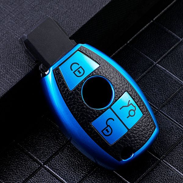 Benz 3 button TPU protective key case,please choose the color