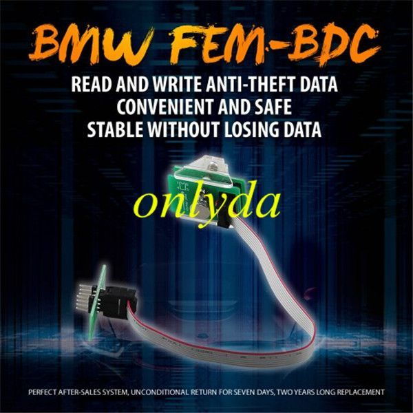 OEM BM FEM-BDC IMMO 95128/95256 Chip Dash 35080/35160 Data Reading 8-PIN Adapter for VVDI Prog