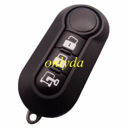 3 button remote key blank with SIP22 blade