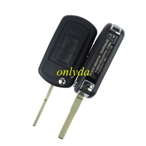 3 button remote key blank-- ford style HU101 blade