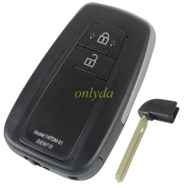Toyota 2 button remote key blank