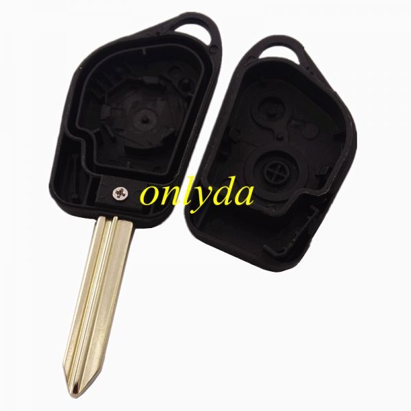 2 button remote key blank with battery part SX9 blade