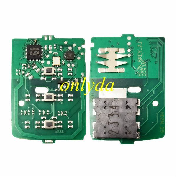 3 button KYDZ universal remote pcf7942 HITAG2 46 chip 433MHZ