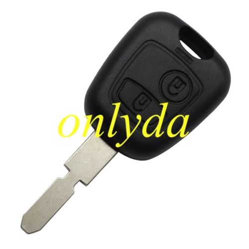 For Citroen 2 button remote key blank with metal NE78 blade