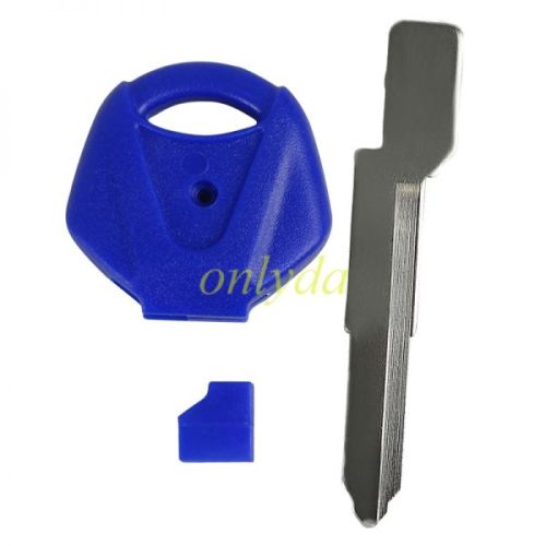 For yamaha motorcycle transponder key blank （blue)