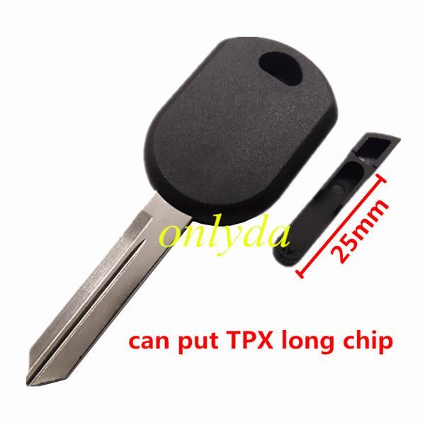 Transponder key blank without logo (USA model)