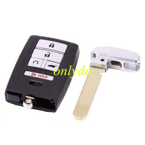 4+1 button Remote Key blank with blade