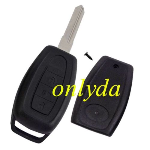 For India TATA 3 button remote key shell with right blade