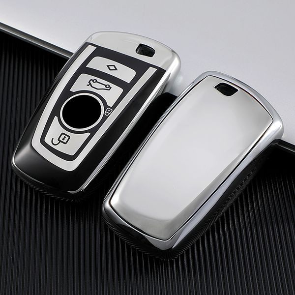 BMW 5series、525li、520li、3series、GT320li、7series、4series、1series、X3、X4 4 button TPU protective key case , please choose the color