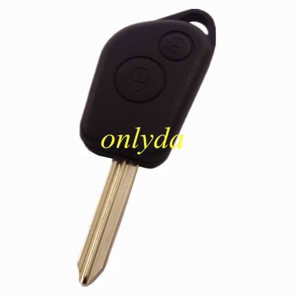 2 button remote key blank with battery part SX9 blade