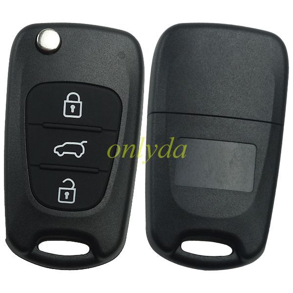 Hyundai I30 and IX35 3 button remote key blank