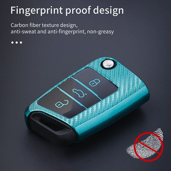 VW 3 button TPU protective key case please choose the color