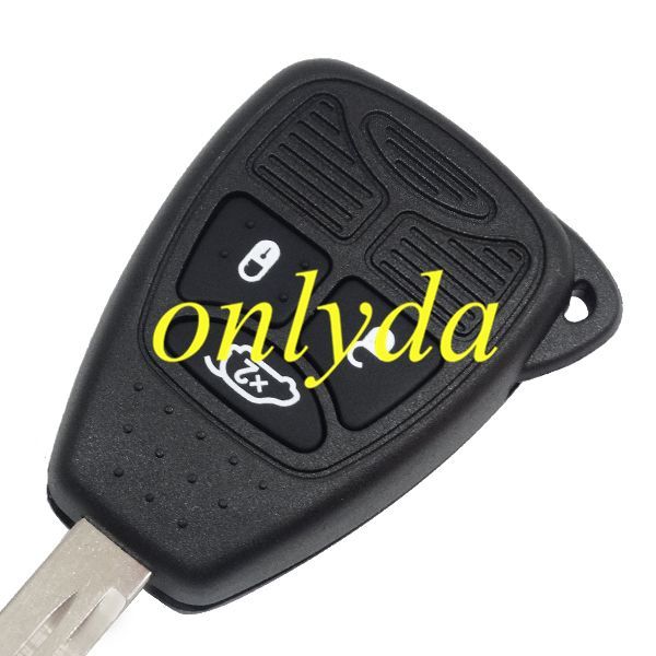 For Chrysler 3 button remote key blank