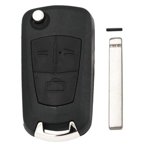 For Chevrolet 3 button remote key blank with hu100 key blade