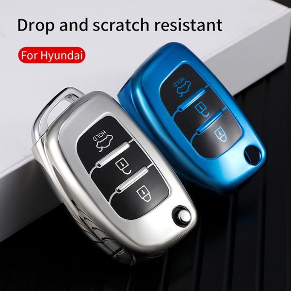 Hyundai IX25 IX35 3 button TPU protective key case,please choose the color