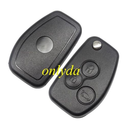 For Renault Dacia Modus Logan Clio Espace 3 Button Flip Folding Remote Car Key Case Cover