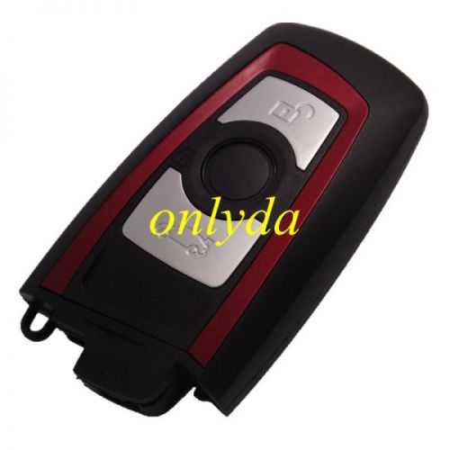 3 button remote key blank (Red ) with blade