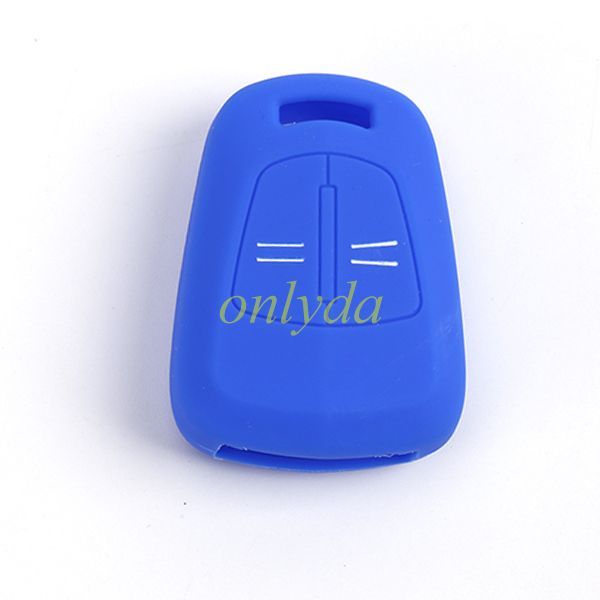 Opel 2 button silicon case , Please choose the color, (Black MOQ 5 pcs; Blue, Red and other colorful Type MOQ 50 pcs)