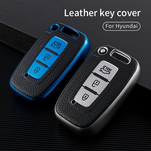 Hyundai 3 button TPU protective key case,please choose the color