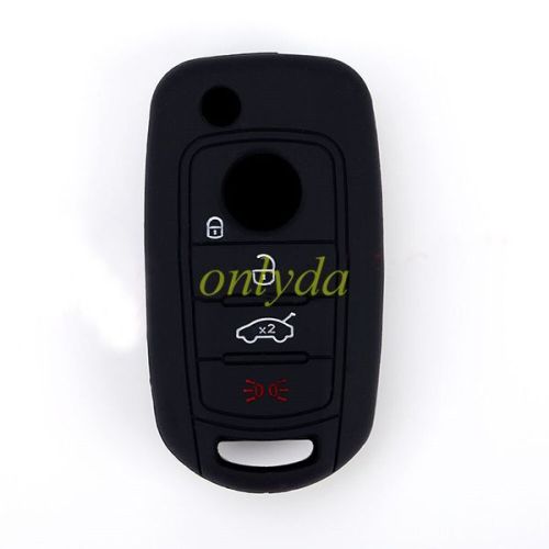 Fiat 3 button silicon case (, Please choose the color, (Black MOQ 5 pcs; Blue, Red and other colorful Type MOQ 50 pcs))
