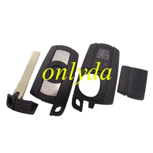 For Bmw 5 series remote key case with emergency blade three parts