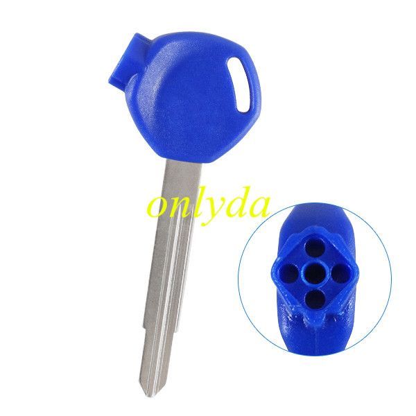 Motor bike key blank with left blade (right)