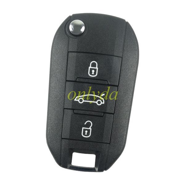 3 button flip remote key blank with HU83 blade for 508