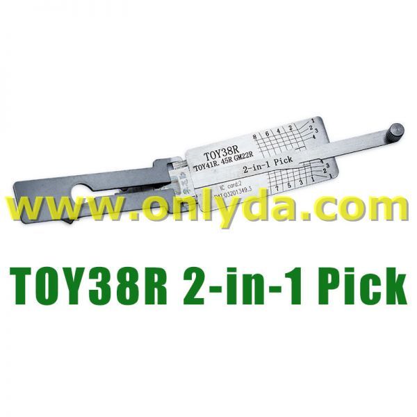 For Lishi TOY38R 2 in 1 tool