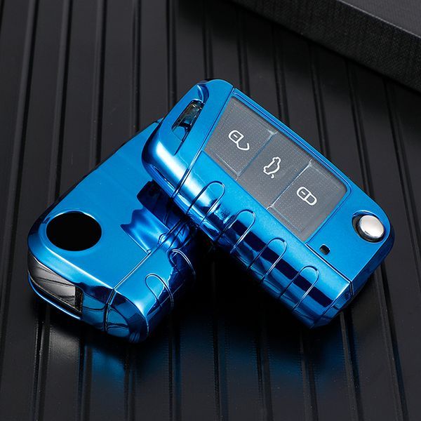 VW TPU protective key case black or red color, please choose