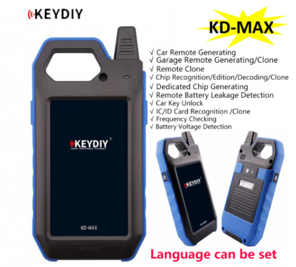 KEYDIY KD Max Remote Maker Unlocker and Generator Transponder Cloning Device Support Multi Language