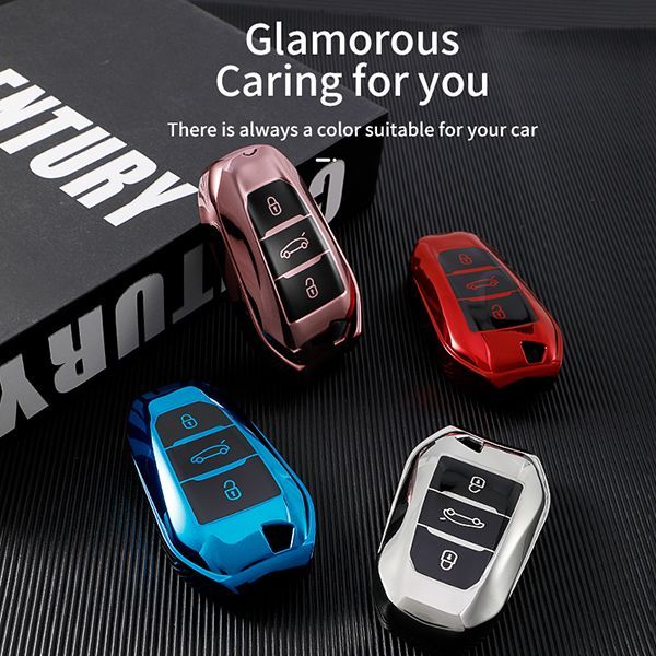 Peugeot /Citroen TPU protective key case ,please choose the color