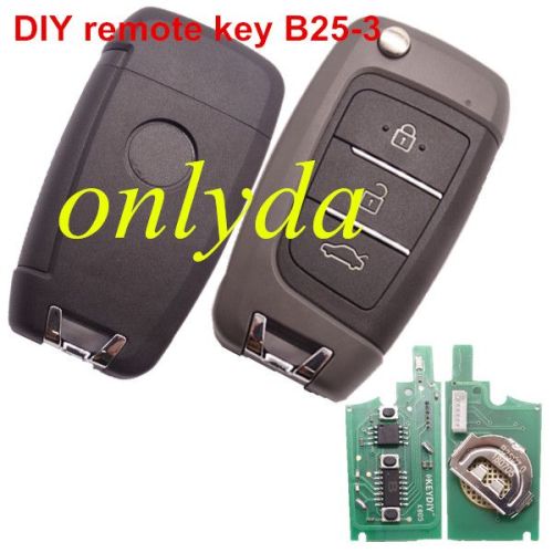 keyDIY brand 3 button keyDIY remote B25-3