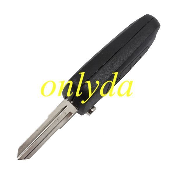 For Chevrolet 3 button remote key blank with left key blade