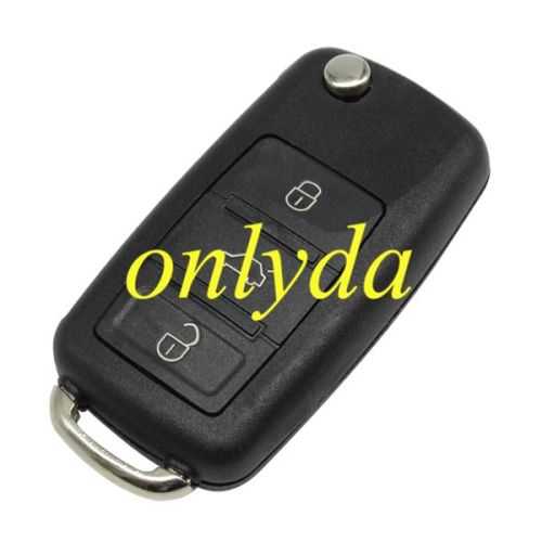 For Audi 3 button A8 Remote key blank without panic button
