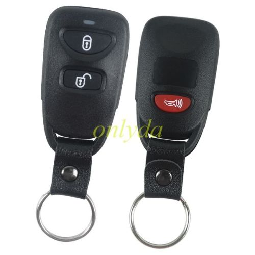 For hyundai remote key blank with 2+1 button