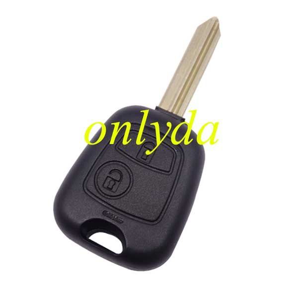 For Peugeot 2 button remote key blank with SX9 Key blade